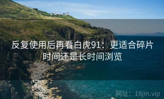 反复使用后再看白虎91：更适合碎片时间还是长时间浏览