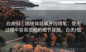 白虎91｜围绕体验展开的随笔：使用过程中容易忽略的细节提醒，白虎t恤