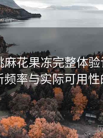 天美蜜桃麻花果冻完整体验记录：内容更新频率与实际可用性的观察
