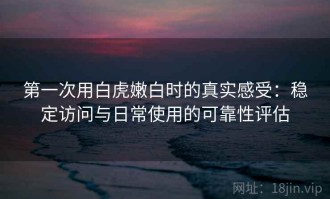 第一次用白虎嫩白时的真实感受：稳定访问与日常使用的可靠性评估