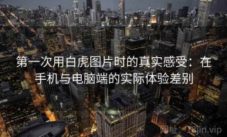 第一次用白虎图片时的真实感受：在手机与电脑端的实际体验差别