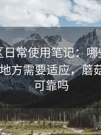 蘑菇社区日常使用笔记：哪些地方好用，哪些地方需要适应，蘑菇租房app可靠吗