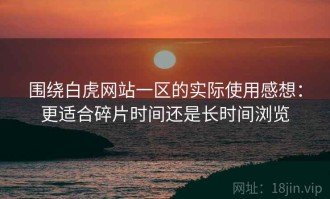 围绕白虎网站一区的实际使用感想：更适合碎片时间还是长时间浏览