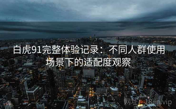 白虎91完整体验记录：不同人群使用场景下的适配度观察