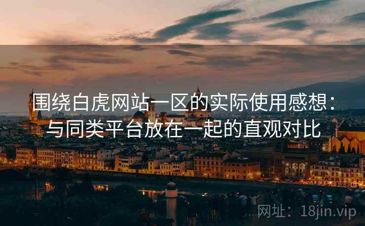 围绕白虎网站一区的实际使用感想：与同类平台放在一起的直观对比