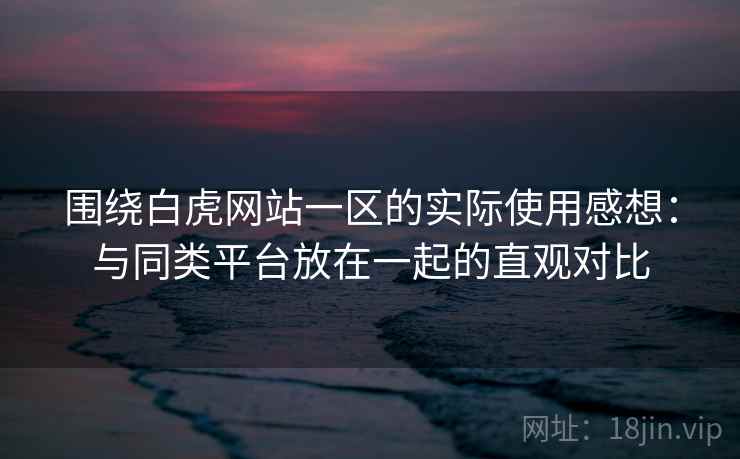 围绕白虎网站一区的实际使用感想：与同类平台放在一起的直观对比