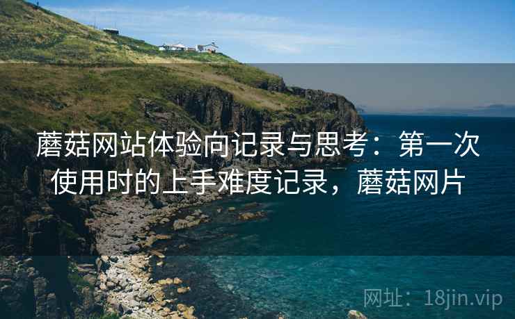 蘑菇网站体验向记录与思考：第一次使用时的上手难度记录，蘑菇网片
